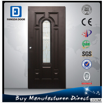 Diseño opcional Internal Center Arch Glass Steel Door
